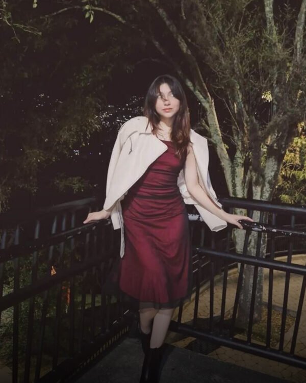 Vestido Tull Rojo